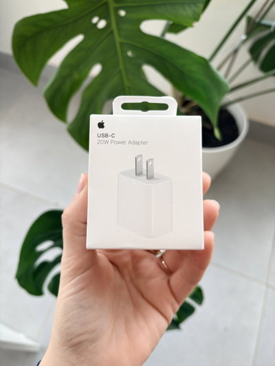 ADAPTADOR USB-C IPHONE CERTIFICADO  20W 