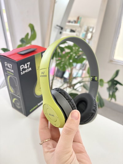 Auricular Bt Vincha P47 - Verde manzana