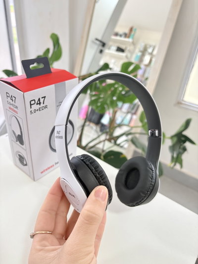 Auricular Bt Vincha P47 - Blanco