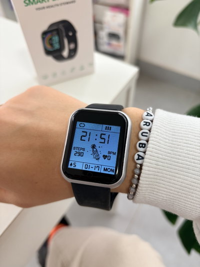 Smart Bracelet - Cuadrado Negro