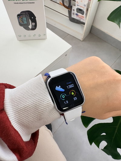 Smart Bracelet - Cuadrado Blanco