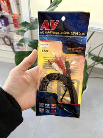Cable AV RCA a Jack 3.5mm - 1.5m