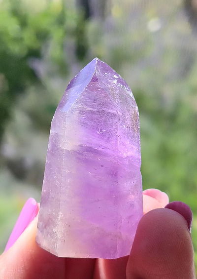 Puntas con Base de Amatista