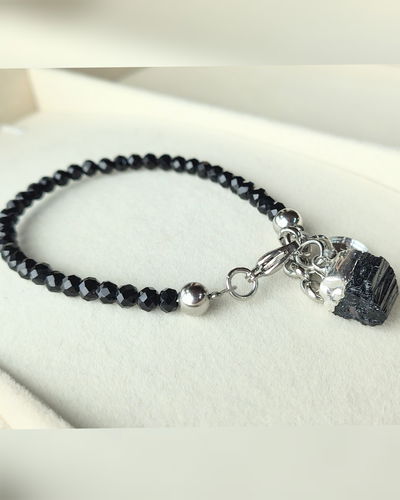 Pulsera. Turmalina Negra