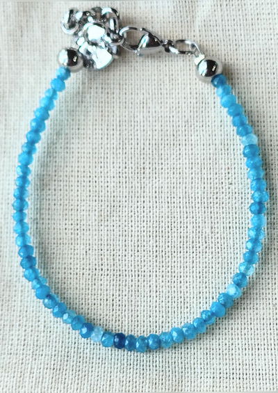 Pulsera. Turquesa (Ágata Celeste)