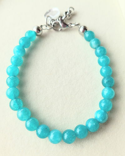 Pulsera. Cielo (Ágata Celeste)