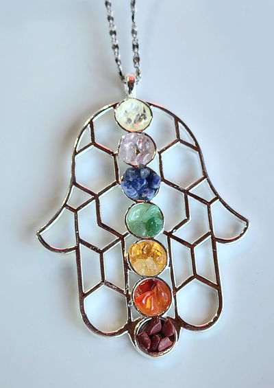 Collar. Mano Hamsa Chakras. (7 Chakras)