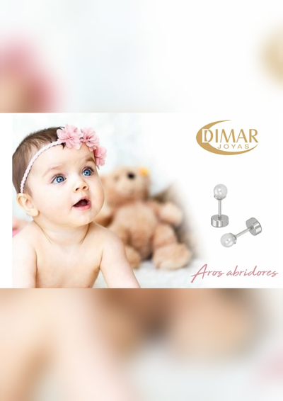 Abridor DIMAR. Corazón Cubic Cristal Chico