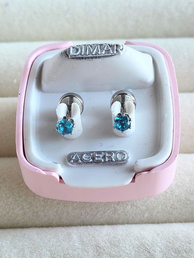 Abrídor DIMAR. Crystal Cubic Turquesa Chico