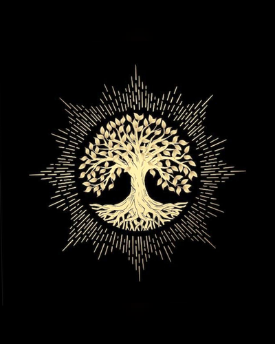 Paño + Bolsita. Árbol de la Vida