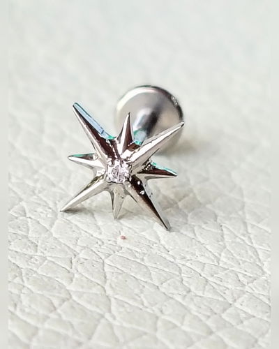 Labret. Estrella Con Strass