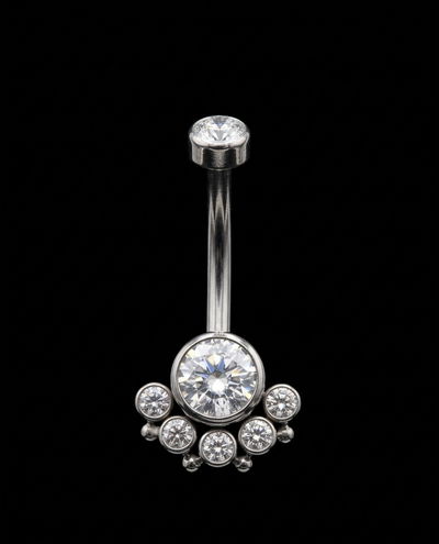 Ombligo. Navel Pétalos. Largo 10 mm