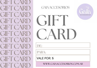 Gift Card Personalizada.