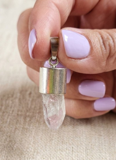 Dijes. Cuarzo Cristal