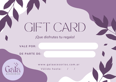 Gift Card Personalizada.