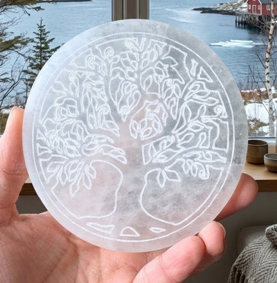 Base de Selenita. Árbol de la Vida