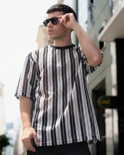Remera  Crochet - Zigzag