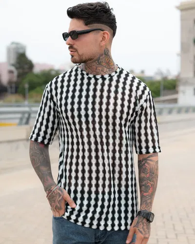 Remera Crochet - Optical