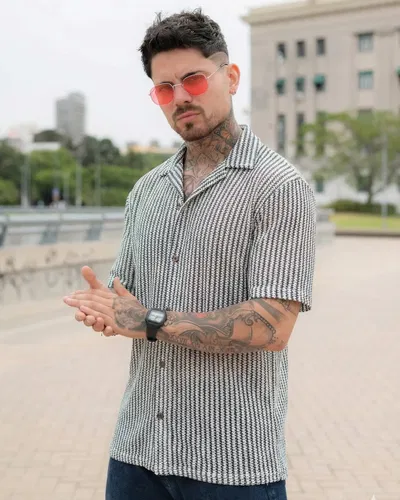 Camisa Crochet - Line