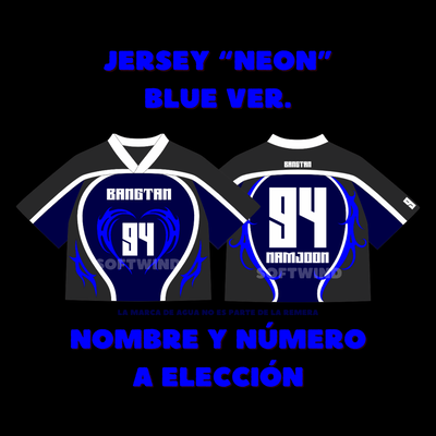 Jersey "NEÓN" Blue Ver. (Crop y Long)