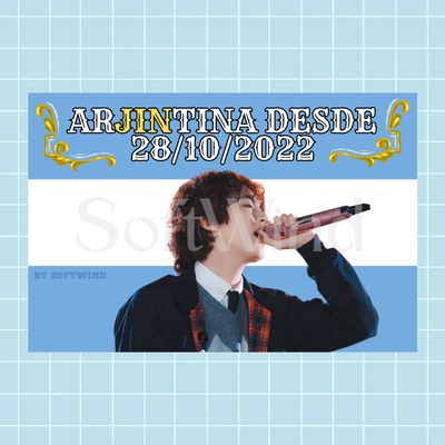 Bandera “La tierra de Seokjin” 