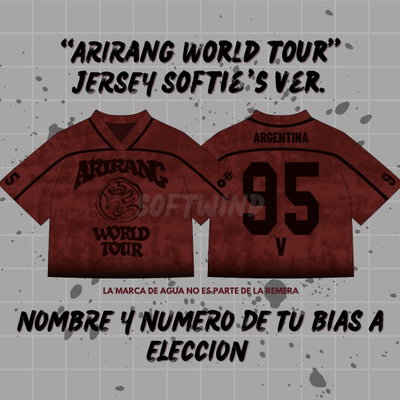 Jersey "ARIRANG WORLD TOUR" Softie’s Ver. ROJA (Crop y Long)