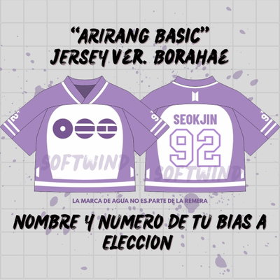 Jersey "ARIRANG BASIC" Borahae Ver. (Crop y Long)