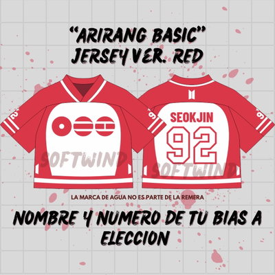 Jersey "ARIRANG BASIC" Red Ver. (Crop y Long)