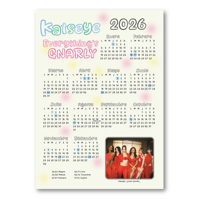 Calendario 2026 KATSEYE