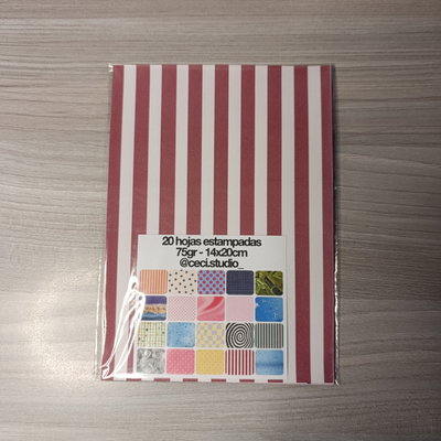 Hojitas Estampadas para Recortar - Ver.2