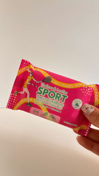 Toallitas antibacteriales sport