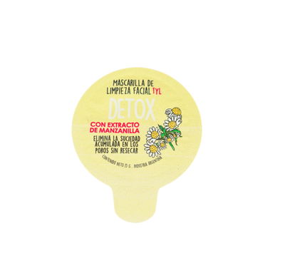 Mascarilla facial DETOX para pieles con acné