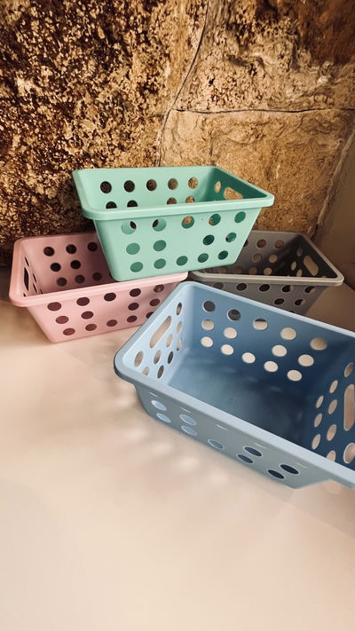 Canasto organizador plástico