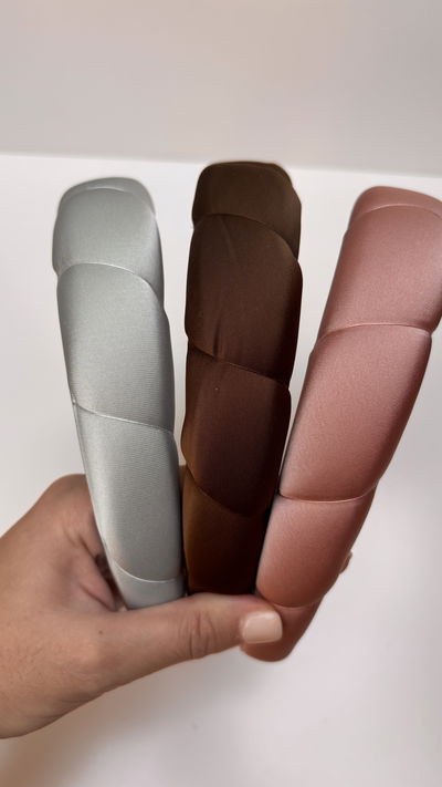 Vincha fluffly satinada