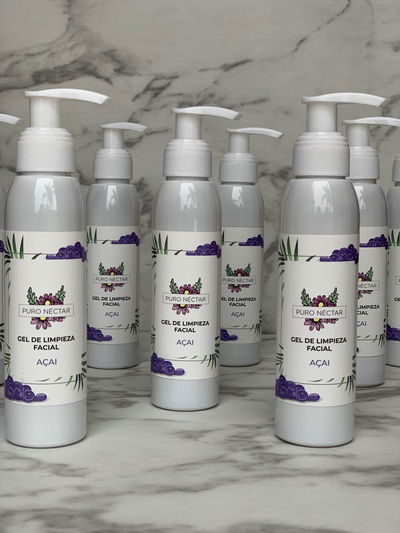 Gel de limpieza de açaí