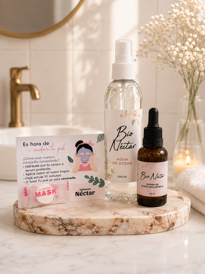 Mascarilla + tónico + serum