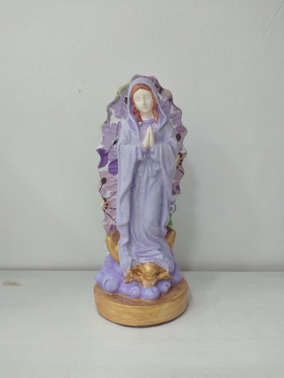 Imagen Virgen de Guadalupe - 20 cm Pintada a Mano