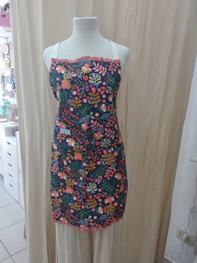Delantal de Gabardina Estampado - Edicion Capsula Artesanal