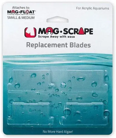 MAG-FLOAT - Scraper Blades Acrylic (S & M) - HOLDER - SYM