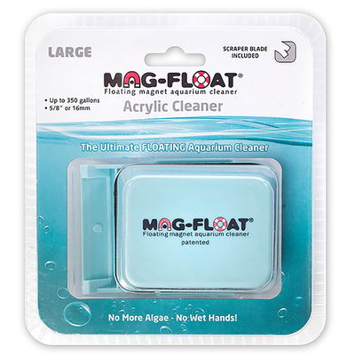 MAG-FLOAT - (Large) Acrylic  Aquarium Cleaner - LARGE