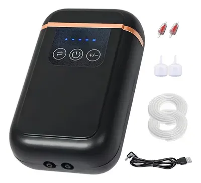 AIREADOR AC/DC A BATERIA DE LITIO 2 SALIDAS 2W 2X3L/min - Sobo A-350