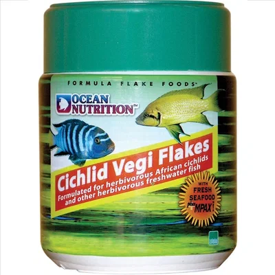 Ocean Nutrition - Cichlid Vegi Flake - 154 GR