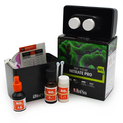 Red Sea - NITRATE PRO - KIT TEST ALTA EFECTIVIDAD (100 PRUEBAS) - INCLUYE VALORADOR PROFESIONAL