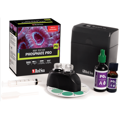 Red Sea - PHOSPHATE PRO - KIT TEST ALTA EFECTIVIDAD (100 PRUEBAS) - INCLUYE VALORADOR PROFESIONAL