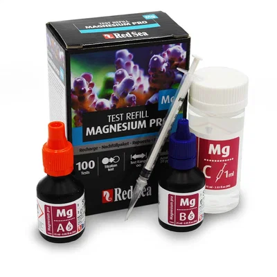 Red Sea - MAGNESIUM PRO - KIT TEST ALTA EFECTIVIDAD (100 PRUEBAS) INCLUYE VALORADOR PROFESIONAL