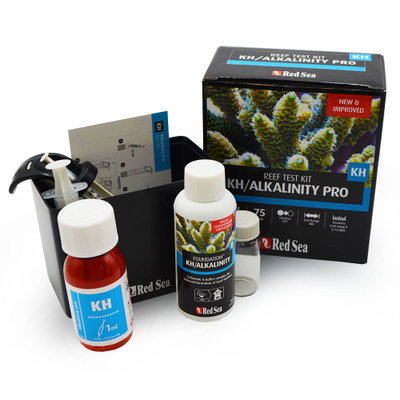 Red Sea - ALKALINITY PRO - KIT TEST ALTA EFECTIVIDAD (75 PRUEBAS) - INCLUYE VALORADOR PROFESIONAL