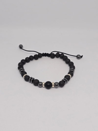Pulsera de Piedra Volcanica
