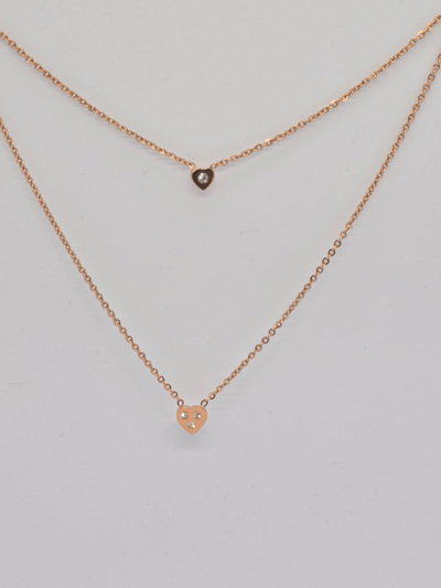 Conjunto Corazon Doble Rose