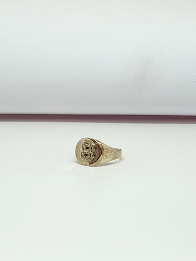 Anillo Sello Letra B