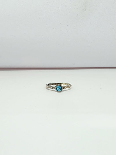 Anillo Agua Marina